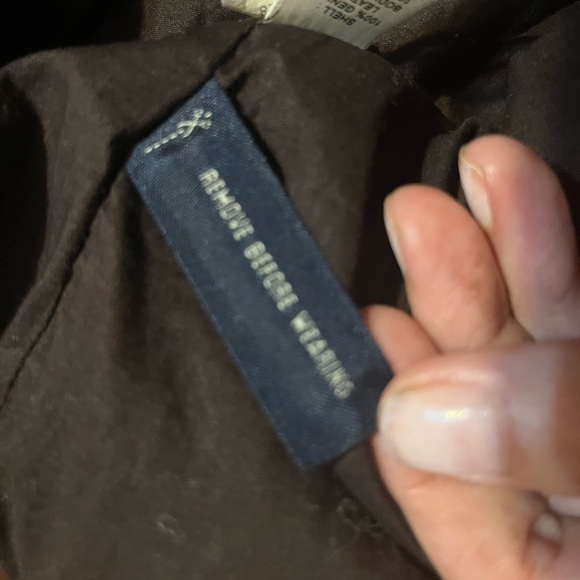 Banana Republic BR Leather Bomber Jacket Brown Size L - Picture 13 of 13